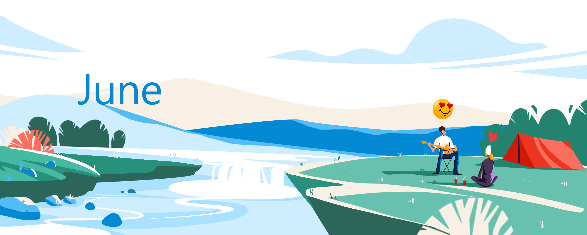 Mirorim A Year in Motion — calendar month illustration